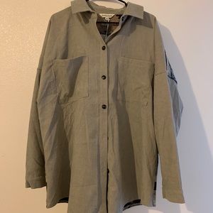 Davi&Dani Beige Aztec Baked Shacket